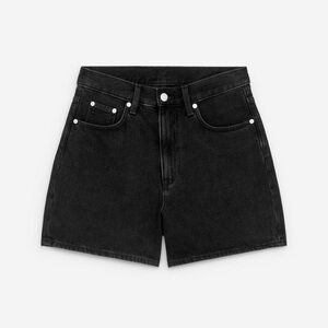 Arket Black Denim Shorts